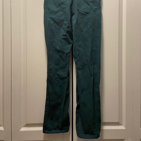Casual Everyday Solid Green Trousers - Picture 3 of 3